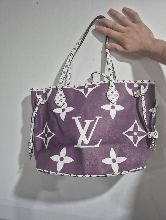 Louis Vuitton Handbags - Louis Vuitton Purple Monogram Tote Bag